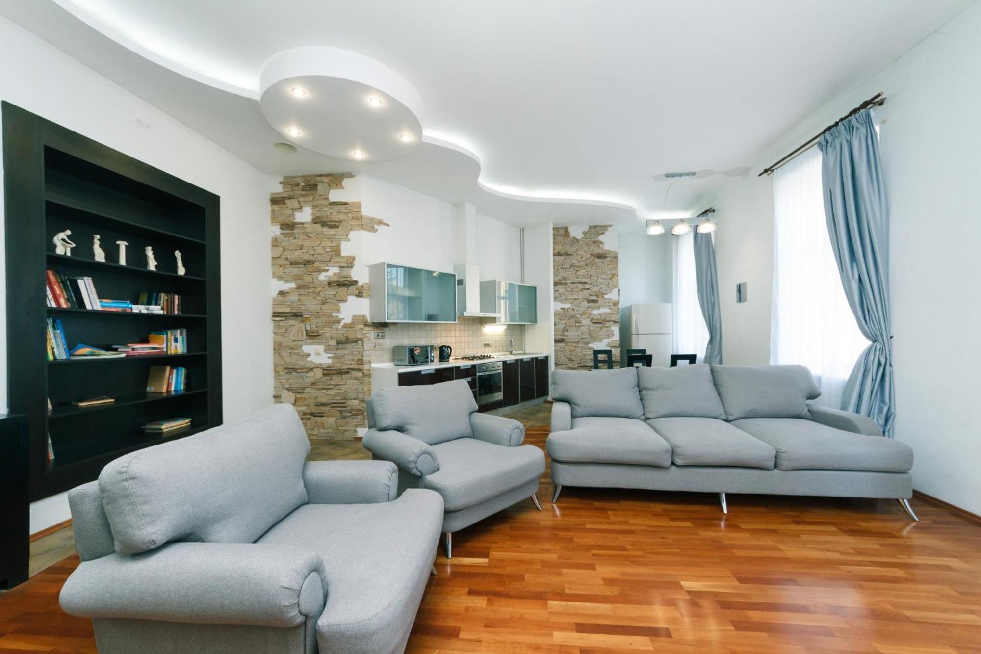 شقة Lux Near Maidan, Khreschutyk 3Br كييف المظهر الخارجي الصورة